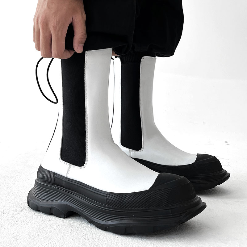 mens fashion stage nightclub p - Men'S Shoes Black And White 评论和价格