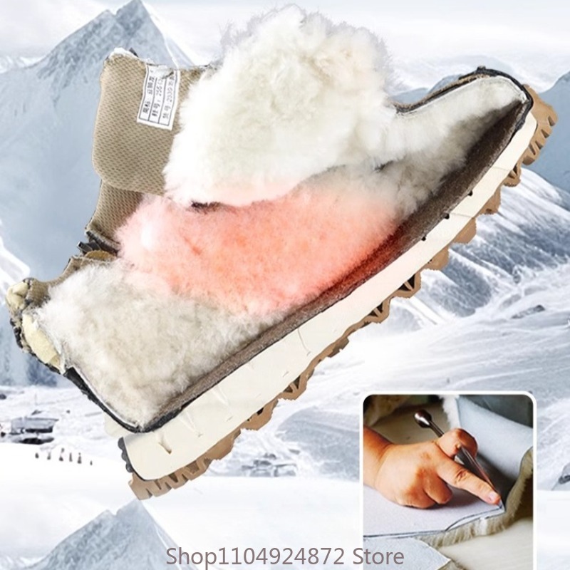 Winter Warm Wool Cotton Shoes  - Men'S Shoes Daily Use 评论和价格