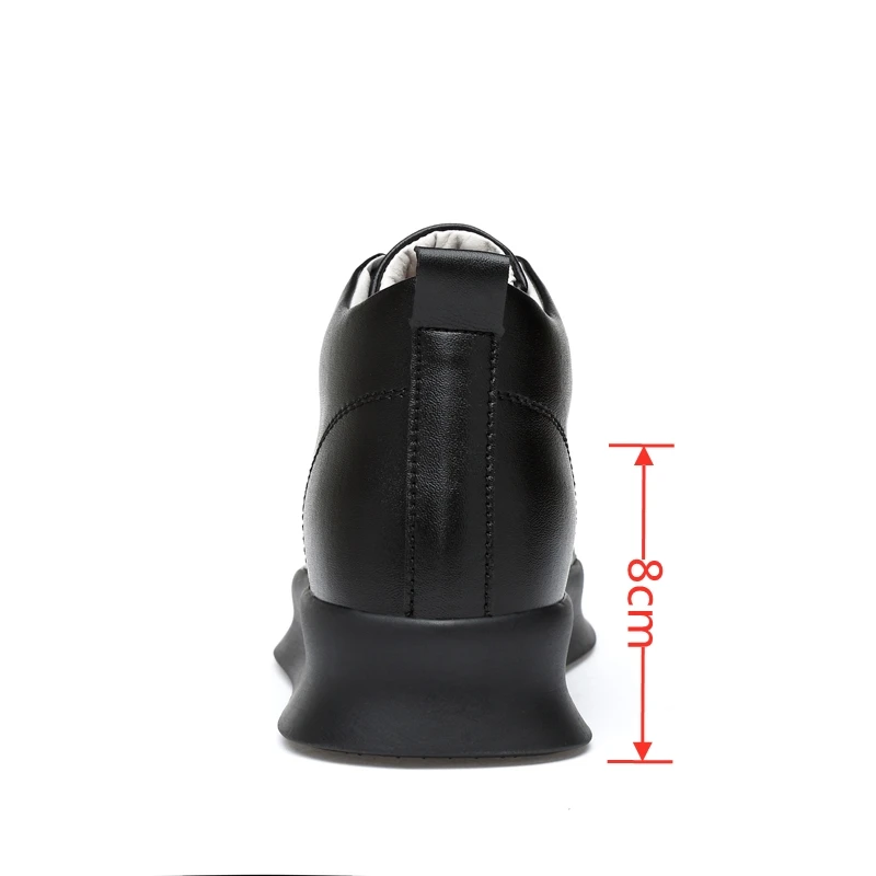Men Sneakers Height Increase S - Men'S Shoes Black And White 评论和价格