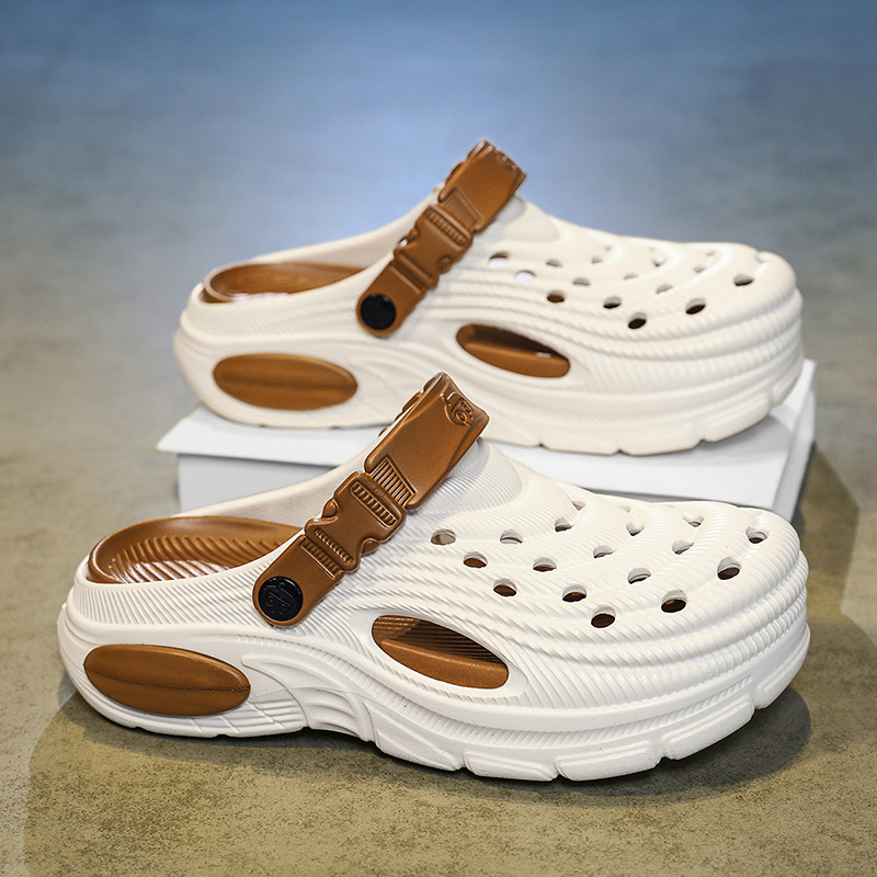Men's 5cm Thick Sole Clogs Sli - Men'S Shoes Daily Use 评论和价格