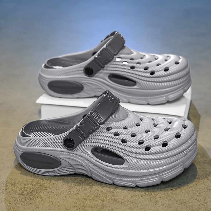 Men's 5cm Thick Sole Clogs Sli - Men'S Shoes Daily Use 评论和价格