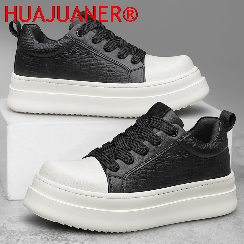 Men's Leather Elevator Shoes 7 - Men'S Shoes To Increase Height 评论和价格