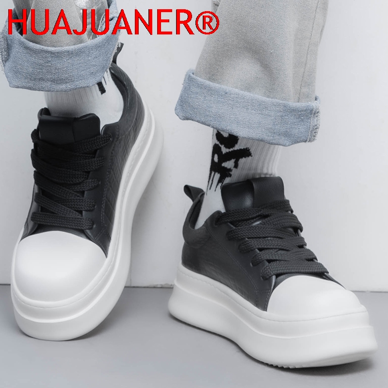 Men's Leather Elevator Shoes 7 - Men'S Shoes To Increase Height 评论和价格