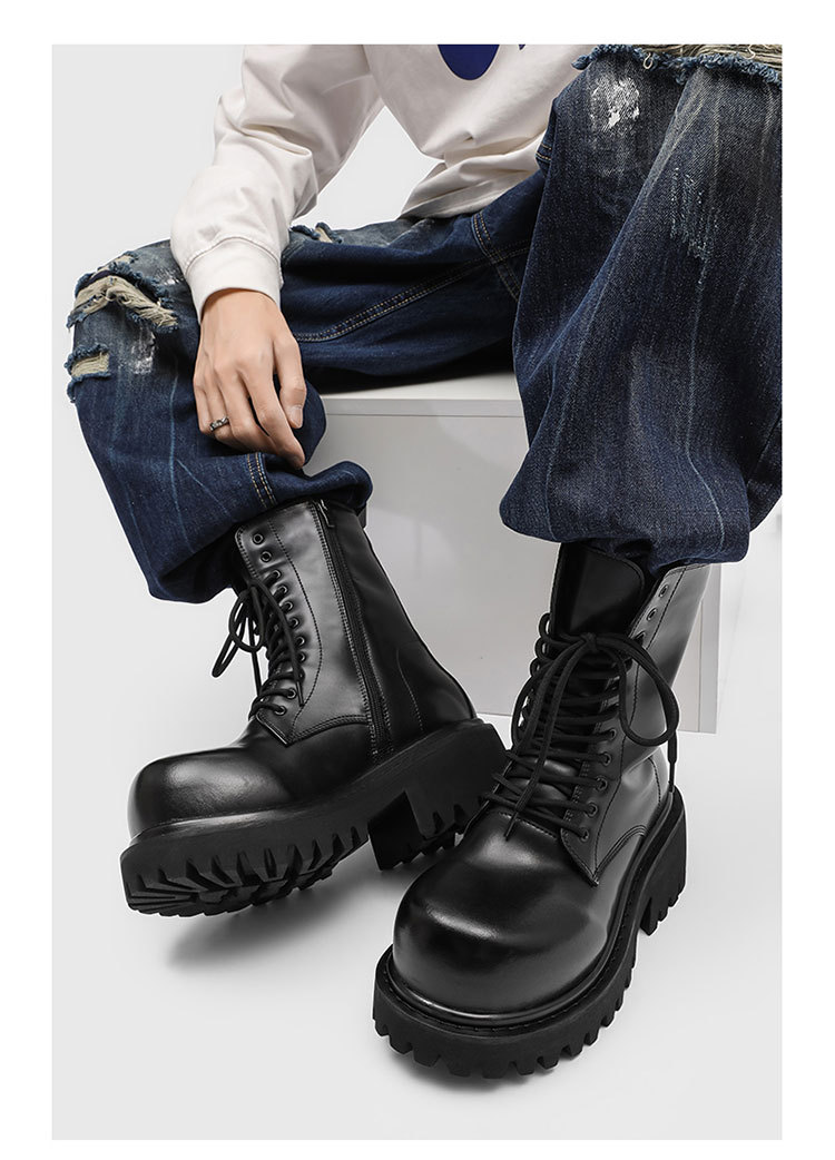 Large Size Spring Autumn New T - Men'S Shoes To Increase Height 评论和价格