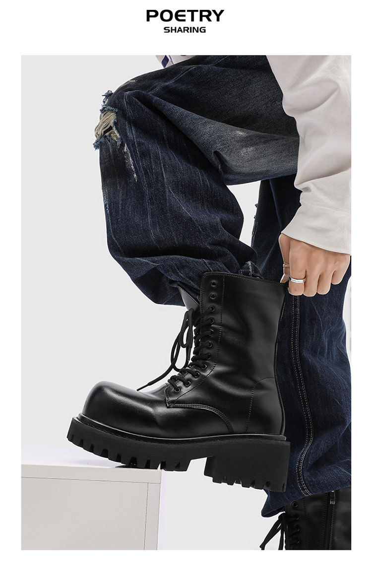 Large Size Spring Autumn New T - Men'S Shoes To Increase Height 评论和价格