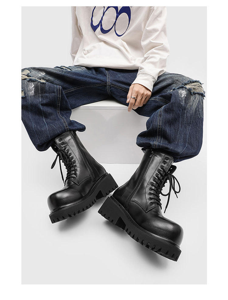 Large Size Spring Autumn New T - Men'S Shoes To Increase Height 评论和价格