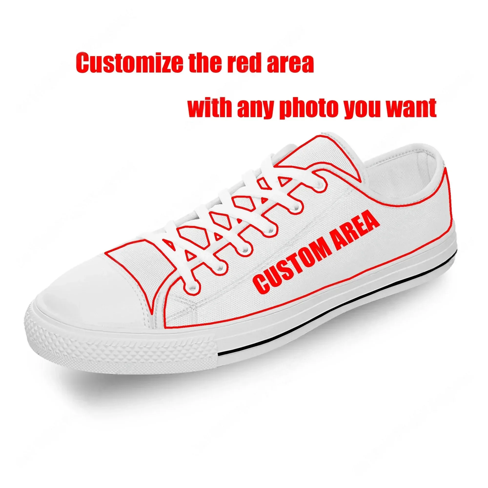 Custom Made Low Top Sneakers W - Men'S Shoes Black And White 评论和价格