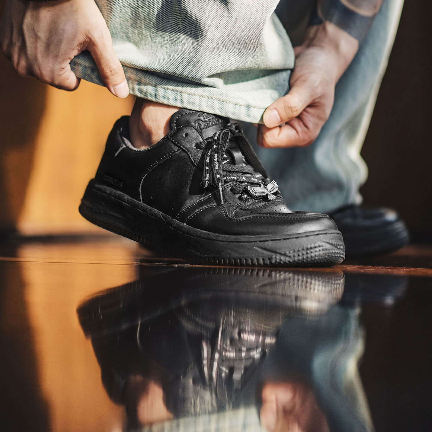 MADEN Classic White Black Plat - Men'S Shoes Black And White 评论和价格