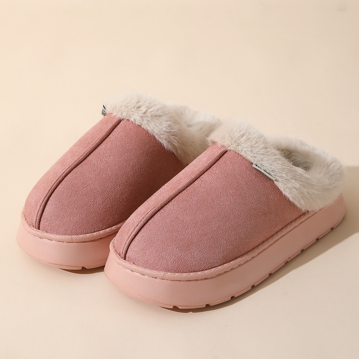 Women Men Winter Plush Slipper - Men'S Shoes Daily Use 评论和价格