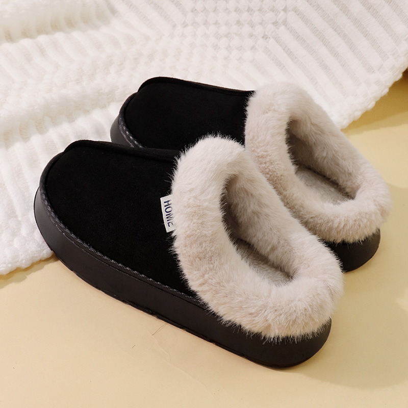 Women Men Winter Plush Slipper - Men'S Shoes Daily Use 评论和价格